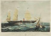 PAPPRILL Henry 1816-1903,The View of the Steam Ship President,Rowley Fine Art Auctioneers 2019-07-27