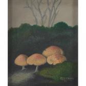 PAPSDORF Frederick 1887-1978,Pink Mushrooms,1974,Treadway US 2011-03-06