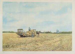 PAQUETTE Armand 1930,Featuring Canadian fields of grain and entitled 'f,888auctions CA 2019-08-15