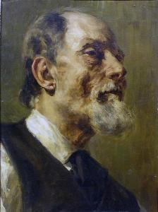 PARADISO M 1900-1900,Ritratto di vecchio con barba,Colasanti Casa D'Aste Roma IT 2011-04-16