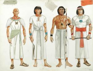 Paramount Pictures,Three costume designs for The Ten Commandments,1956,Bonhams GB 2018-06-13