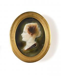 PARANT Louis Bertin 1768-1851,L\’Impératrice Joséphine en buste de profil,Osenat FR 2021-03-22