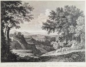 PARBONI Pietro 1783-1841,Pejzaż z Abrahamem i Isaakiem,Rempex PL 2021-09-08