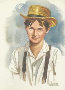 PARELLA Albert 1909-1999,Portrait of a young boy,Aspire Auction US 2021-04-17