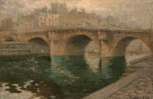 PARERA Maurice 1888-1916,Le Pont Neuf,1910,Lucien FR 2019-03-18