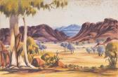 PAREROULTJA Reuben 1916-1986,Central Australian Landscape,Mossgreen AU 2015-09-21