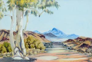 PAREROULTJA Reuben 1916-1986,Ghost Gums Mac Donnell Ranges,Elder Fine Art AU 2022-10-16