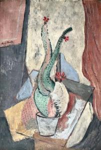PARESCE Renato, René 1886-1937,Fleur de cactus,1929,Neret-Minet FR 2023-04-21