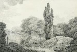 PARIS Pierre Adrien 1745-1819,Vue d'un parc italien,Beaussant-Lefèvre FR 2022-11-18