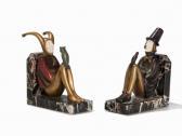 PARIS R… 1800-1800,A Pair of Chryselephantine Bookends,c.1930,Auctionata DE 2016-12-02