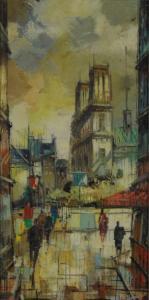 PARIS SCHOOL,Street Scene,20th Century,Kodner Galleries US 2017-09-20