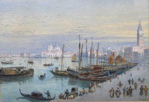 PARIS Walter 1842-1906,Sunrise at Venice,Clevedon Salerooms GB 2024-03-14