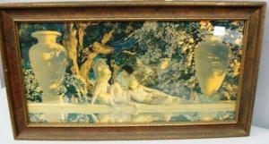 PARISH Maxfield 1900-1900,Parrish - Garden of Allah,1910,Alderfer Auction & Appraisal US 2008-05-15