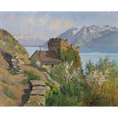 PARISOD Charles 1891-1943,La Tour de Marsens,Dobiaschofsky CH 2015-05-06