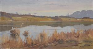 PARISOD Charles 1891-1943,Lac de Bret,Dogny Auction CH 2022-04-05