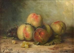 PARISY Eugene Ferdinand 1800-1800,Nature morte aux pommes et raisins,Art Richelieu FR 2015-12-06