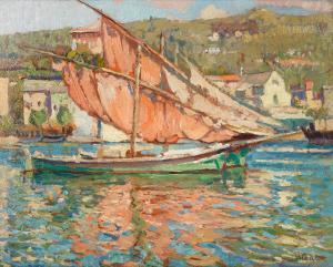 PARK John Anthony 1880-1962,Orange sails, Santa Margherita,Bonhams GB 2024-03-13