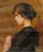 PARKE Jessie Burns 1889-1964,Portrait of a Woman in Profile,Skinner US 2009-09-11