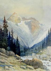PARKER Arthur Henry 1874,The Illiciwaet Glacier (Mount Sir Donald),Maynards CA 2017-10-27