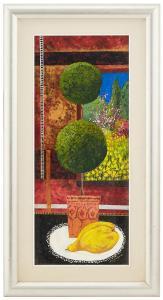 PARKER Colleen M 1944-2008,Topiary and a Spring Garden,Leonard Joel AU 2022-09-13