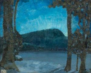 PARKER George Waller 1888-1957,Snowy Landscape,Hindman US 2020-05-22