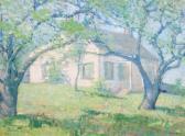 PARKER GROOM Emily 1876-1975,Landscape with House,Hindman US 2018-03-09
