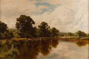 PARKER Henry Hillier 1858-1930,Sleeping waters on the Thames near Pan,Bellmans Fine Art Auctioneers 2024-03-28