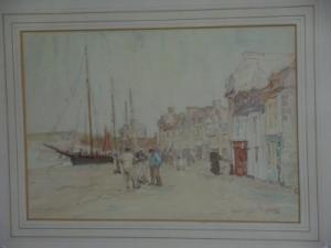 PARKER Herschel C 1867-1944,After Terrick Williams, A Quaysid,1935,Bamfords Auctioneers and Valuers 2005-09-13