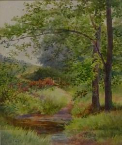 PARKER Maude 1904-1932,Rural Woodland with Footpath,David Duggleby Limited GB 2017-06-17