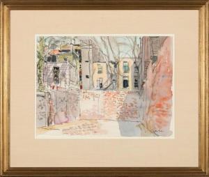PARKER Paul 1905-1987,Back Alley, Charleston,Neal Auction Company US 2021-02-07
