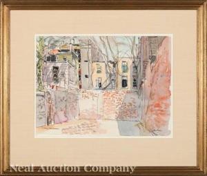 PARKER Paul 1905-1987,Back Alley, Charleston,Neal Auction Company US 2020-09-13