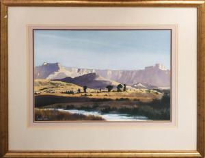 PARKES David 1763-1833,Amphitheater - Natal Drakensberg,Lots Road Auctions GB 2021-06-27