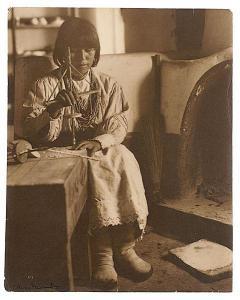 PARKHURST Harmon Talcott 1883-1952,THE BEAD MAKER,Cowan's US 2009-09-11