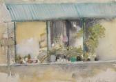 PARKIN Elyse,Study of a Balcony with Plants,John Nicholson GB 2018-01-31