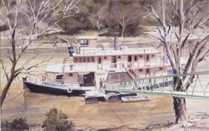 PARKINSON John 1921-2000,Paddle ships on the Murray River, Australia,Woolley & Wallis GB 2010-12-08