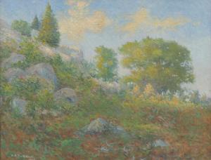 PARKINSON M.B.,Rocky Summer Landscape,1918,Burchard US 2015-08-23
