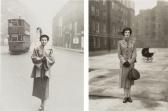 PARKINSON Norman 1913-1990,Woman with Tram; Wenda, Peabody Buil,1949,Phillips, De Pury & Luxembourg 2022-05-25