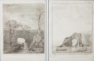 PARKINSON Sydney,fortified pā on an arched rock. archway at Tolega ,1769-74,Webb's 2020-08-24