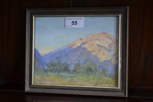 PARKMAN Alfred Edward,Mountain Landscape, South Africa,Bamfords Auctioneers and Valuers 2016-08-03