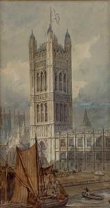 PARKMAN Alfred Edward 1852-1930,The Victoria Tower, The Palace of Westminste,1908,Rogers Jones & Co 2023-02-17