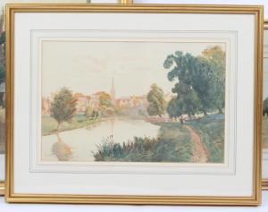 PARKMAN Ernest 1856-1921,View of Malmesbury,Simon Chorley Art & Antiques GB 2019-01-29