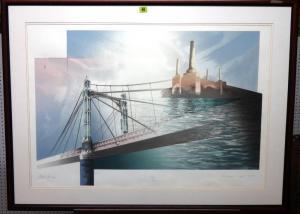 PARLEY Richard 1900,Albert Bridge,1988,Bellmans Fine Art Auctioneers GB 2017-06-10