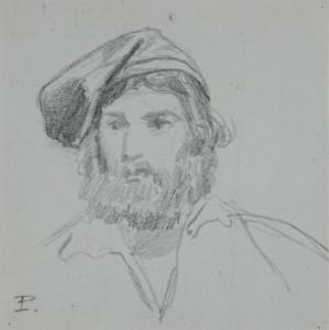 PARMENTIER Félix Marie 1821,PORTRAIT OF A MAN,Potomack US 2019-02-02