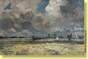 PARMENTIER Jean 1883-1973,Knokke avant l'orage,Horta BE 2009-09-14