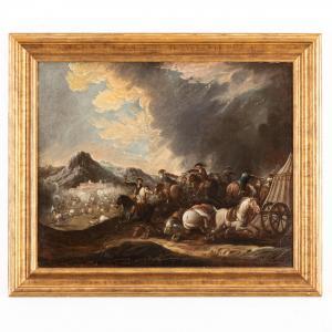 PARMIGIANI Ciriaco,Battaglia tra cavallerie turche e cristiane,Wannenes Art Auctions 2023-06-28