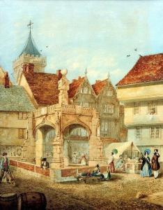 PARMINTER G 1847,British The Old Poultry Cross, Salisbury,Rowley Fine Art Auctioneers GB 2015-11-18