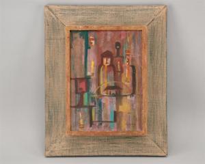 PARRA Antonio Vasquez 1927-1984,Untitled Abstract,1958,Harlowe-Powell US 2012-04-14