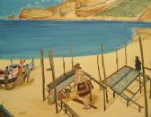 PARRAUD Jean 1944,La plage de Nazareth - Portugal,Millon & Associés FR 2005-04-18