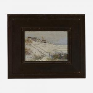 PARRISH Stephen,Winter Sunset (Rivière-du-Loup, Canada),1912,Rago Arts and Auction Center 2023-05-18