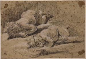 PARROCEL Joseph Francois 1704-1781,Étude de putti,Art Valorem FR 2024-03-21